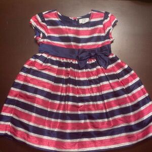Pink, Blue and Silver Little Girls dress-size 5